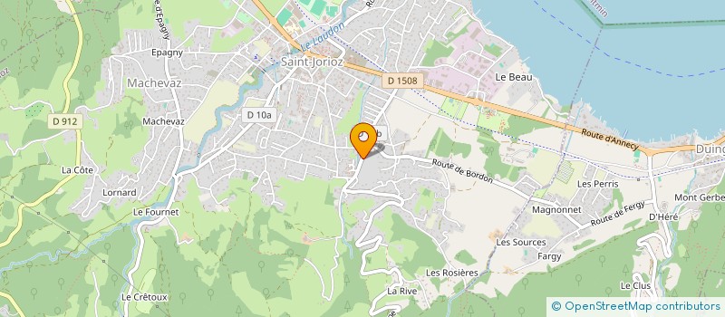 localisation de l'entreprise MONSIEUR ERIC BAFFET  SAINT-JORIOZ