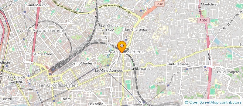 localisation de l'entreprise MONSIEUR ERIC BAFFIE à MARSEILLE