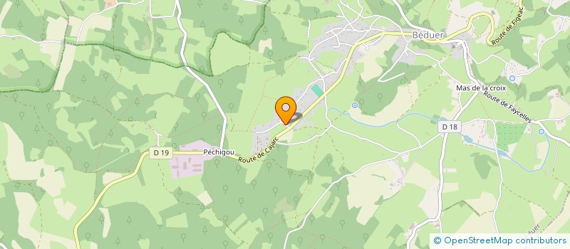 localisation de l'entreprise MONSIEUR ERIC BAHUT  BEDUER