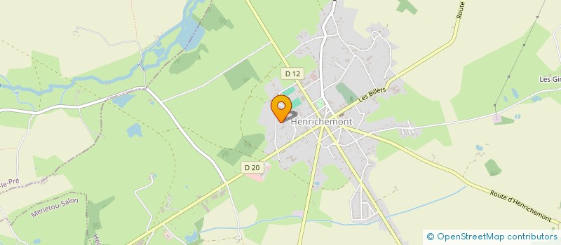 localisation de l'entreprise MONSIEUR ERIC BAILLARD  HENRICHEMONT