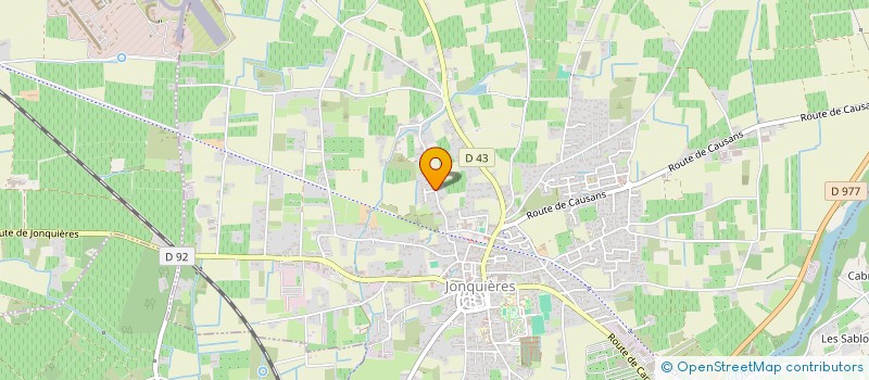 localisation de l'entreprise MONSIEUR ERIC BAILLE  JONQUIERES