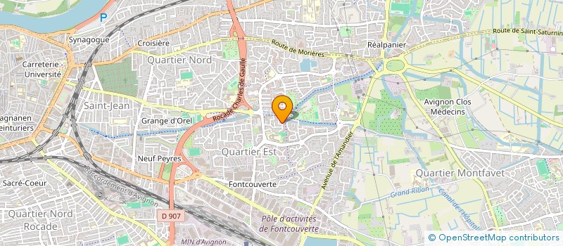 localisation de l'entreprise MONSIEUR ERIC BAILLE  AVIGNON