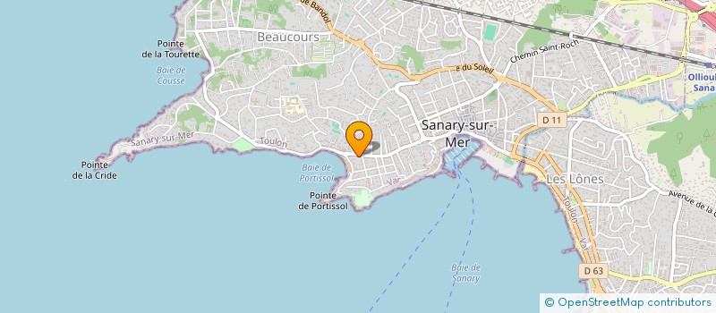 localisation de l'entreprise MONSIEUR ERIC BAILLES à SANARY-SUR-MER