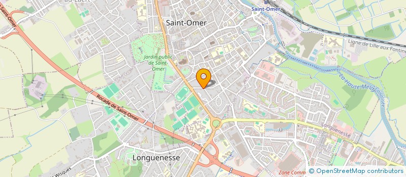 localisation de l'entreprise MONSIEUR ERIC BAILLIART  SAINT-OMER