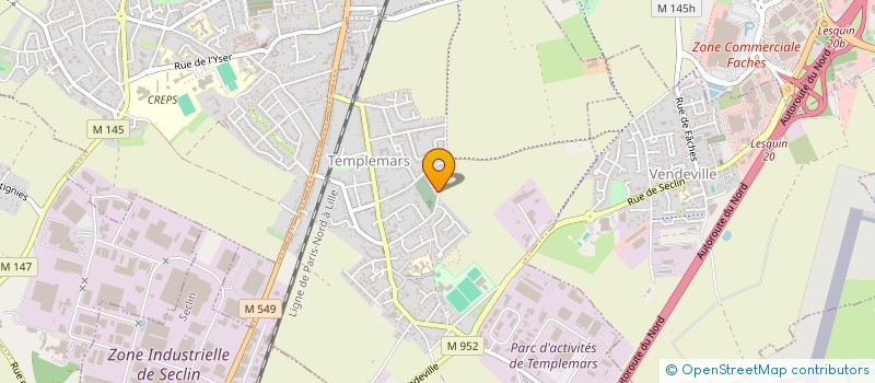 localisation de l'entreprise MONSIEUR ERIC BAILLOEUL  TEMPLEMARS