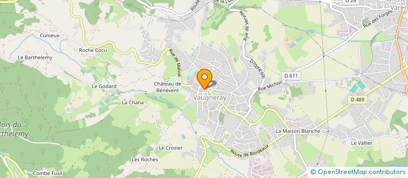localisation de l'entreprise MONSIEUR ERIC BAILLY à VAUGNERAY