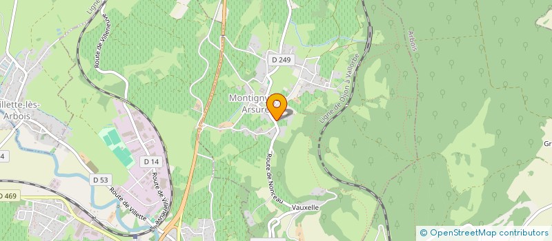 localisation de l'entreprise MONSIEUR ERIC BAILLY-MAITRE  MONTIGNY-LES-ARSURES