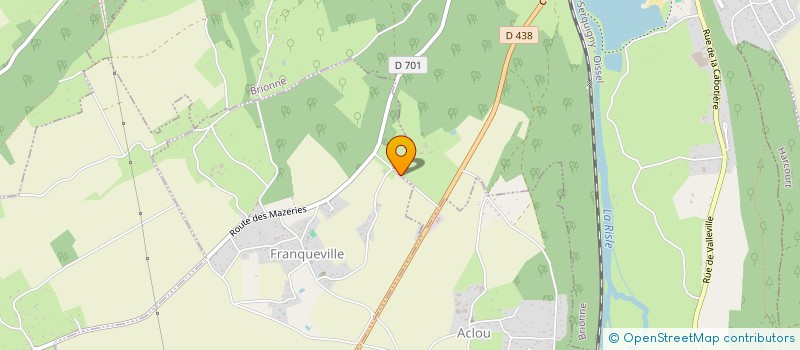 localisation de l'entreprise MONSIEUR ERIC BAIVEL  BRIONNE