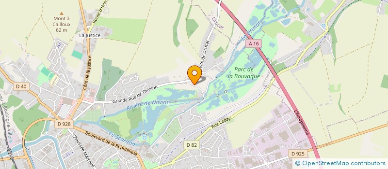 localisation de l'entreprise MONSIEUR ERIC BALEDENT  ABBEVILLE