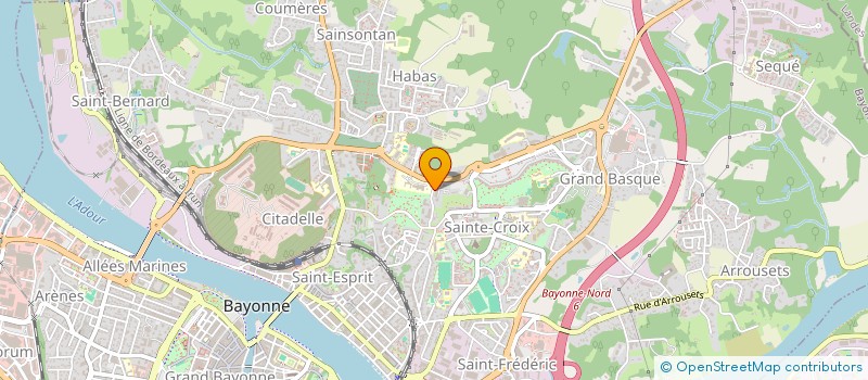localisation de l'entreprise MONSIEUR ERIC BALERDI à BAYONNE
