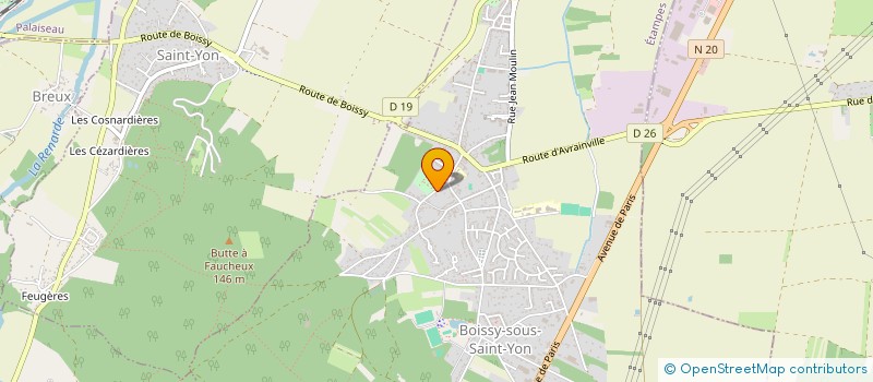 localisation de l'entreprise MONSIEUR ERIC BALETAUD  BOISSY-SOUS-SAINT-YON