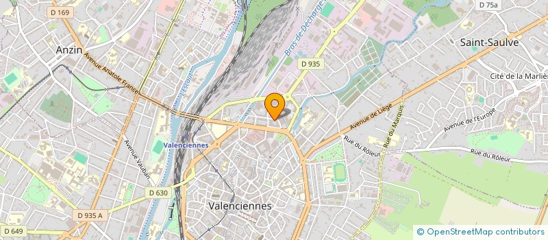 localisation de l'entreprise MONSIEUR ERIC BALLET à VALENCIENNES