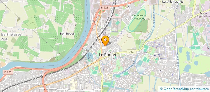 localisation de l'entreprise MONSIEUR ERIC BALMASSIERE  LE PONTET