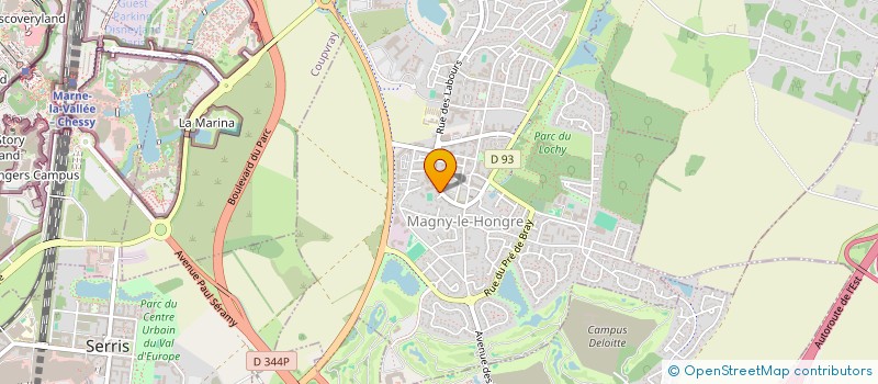 localisation de l'entreprise MONSIEUR ERIC BALTAR  MAGNY-LE-HONGRE