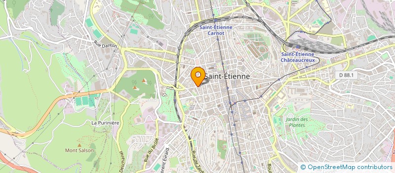 localisation de l'entreprise MONSIEUR ERIC BANDELIER à SAINT-ETIENNE
