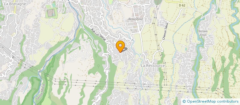 localisation de l'entreprise MONSIEUR ERIC BAPTISTE  SAINTE-MARIE