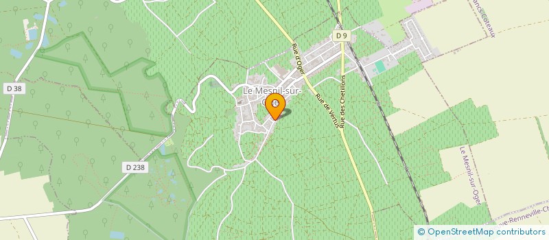 localisation de l'entreprise MONSIEUR ERIC BARADON  LE MESNIL-SUR-OGER