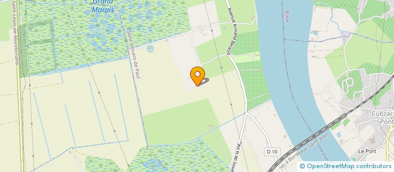 localisation de l'entreprise MONSIEUR ERIC BARAS  SAINT-VINCENT-DE-PAUL