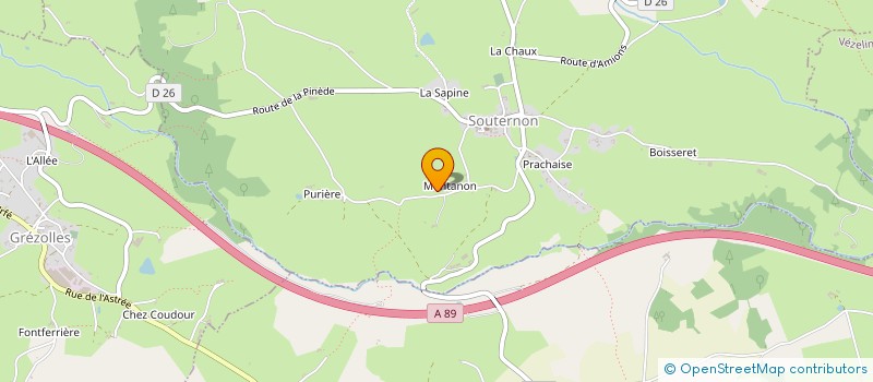 localisation de l'entreprise MONSIEUR ERIC BARBARIN  SOUTERNON