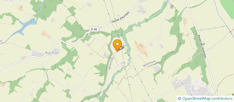 localisation de l'entreprise MONSIEUR ERIC BARBERO  MIREMONT