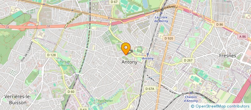 localisation de l'entreprise MONSIEUR ERIC BARBEY à ANTONY