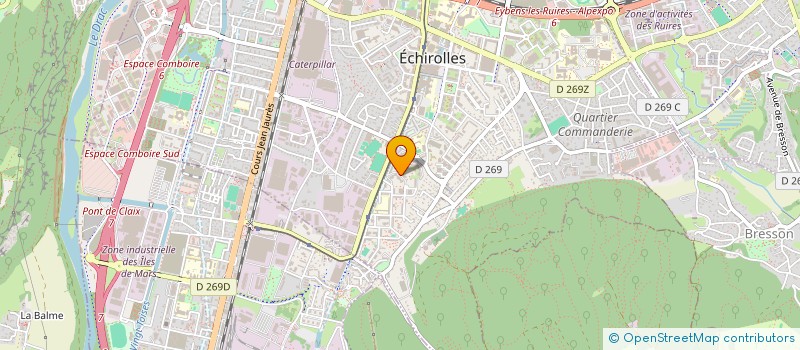 localisation de l'entreprise MONSIEUR ERIC BARBIER à ECHIROLLES