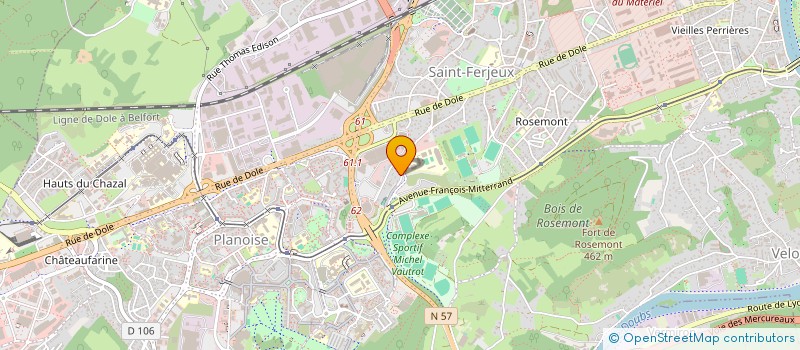 localisation de l'entreprise MONSIEUR ERIC BARBIER  BESANCON