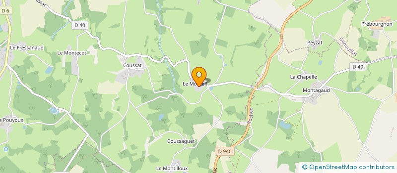 localisation de l'entreprise MONSIEUR ERIC BARBIEUX  BONNAT