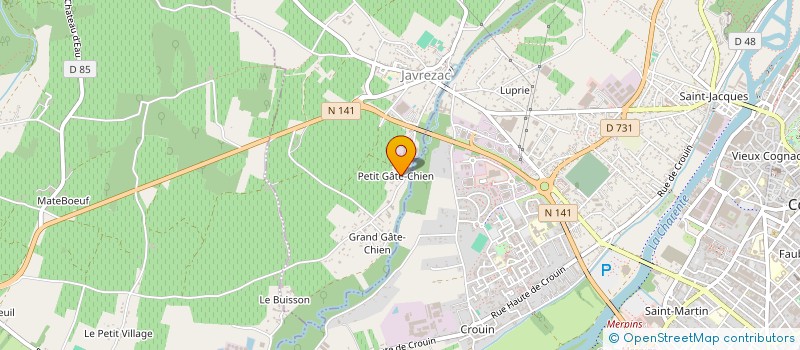 localisation de l'entreprise MONSIEUR ERIC BARBOTEAU  MERPINS