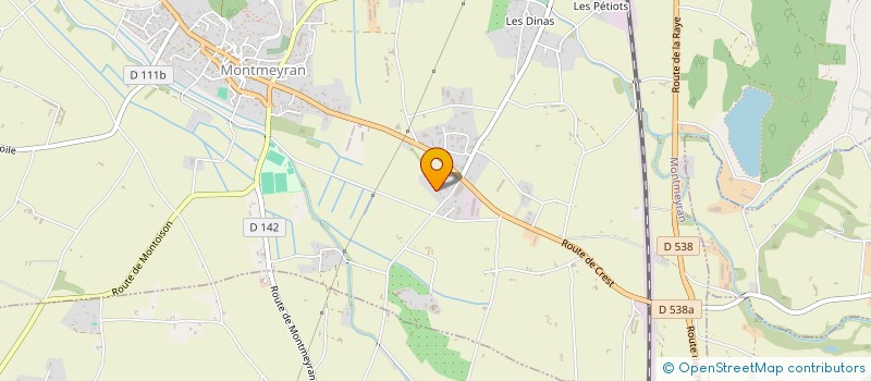 localisation de l'entreprise MONSIEUR ERIC BARD  MONTMEYRAN