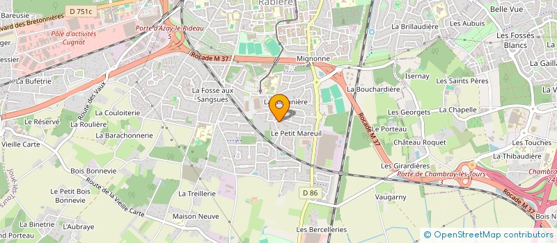 localisation de l'entreprise MONSIEUR ERIC BARDET à JOUE-LES-TOURS