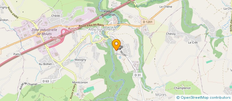 localisation de l'entreprise MONSIEUR ERIC BARDET  ALBY-SUR-CHERAN