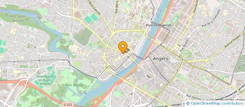 localisation de l'entreprise MONSIEUR ERIC BARDIAU  ANGERS