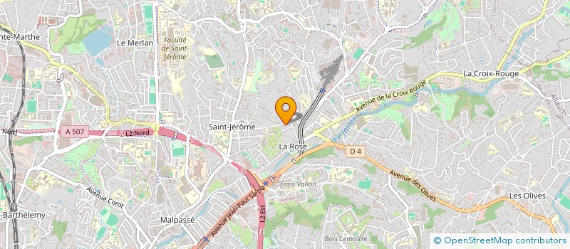 localisation de l'entreprise MONSIEUR ERIC BARET à MARSEILLE