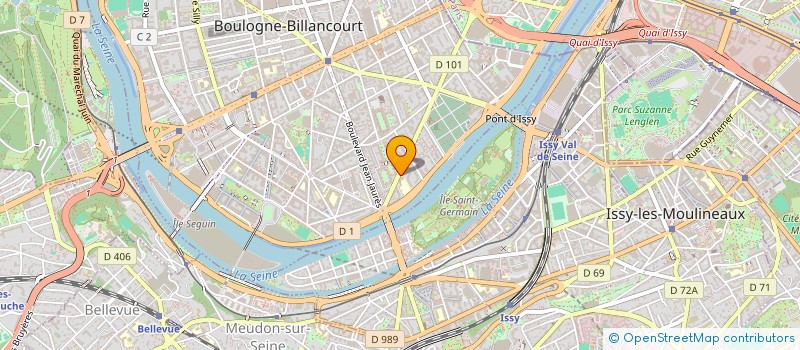 localisation de l'entreprise MONSIEUR ERIC BARNERIAS à BOULOGNE-BILLANCOURT