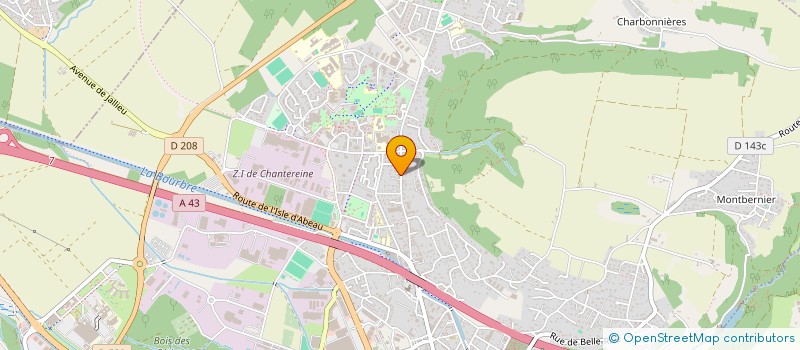 localisation de l'entreprise MONSIEUR ERIC BARON à BOURGOIN-JALLIEU