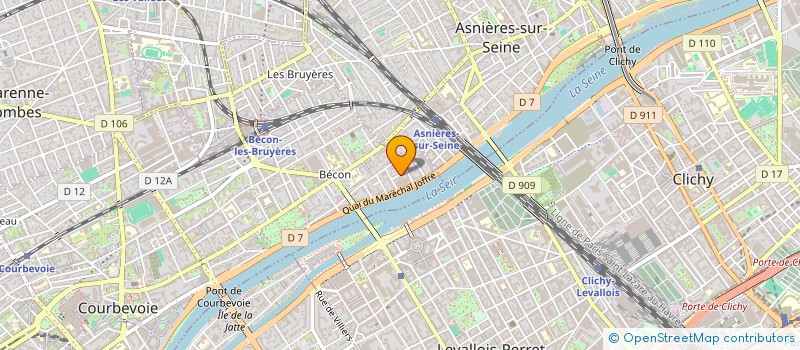 localisation de l'entreprise MONSIEUR ERIC BARONE ROWINSKI à COURBEVOIE