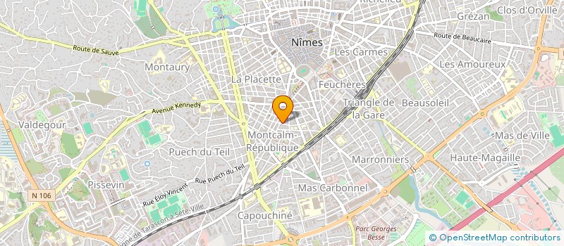 localisation de l'entreprise MONSIEUR ERIC BAROTTE à NIMES