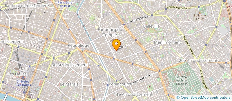 localisation de l'entreprise MONSIEUR ERIC BAROUX à PARIS
