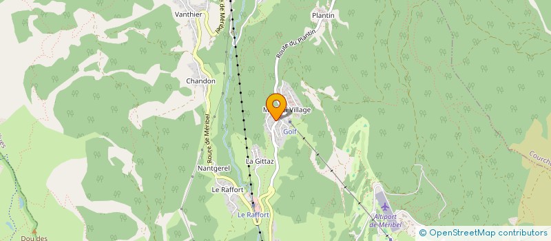 localisation de l'entreprise MONSIEUR ERIC BARRAL  LES ALLUES