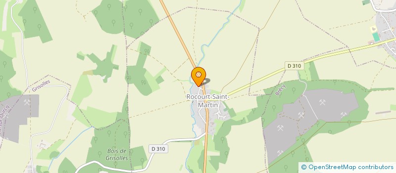 localisation de l'entreprise MONSIEUR ERIC BARRAT  ROCOURT-SAINT-MARTIN