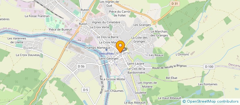 localisation de l'entreprise MONSIEUR ERIC BARRAULT à DESCARTES