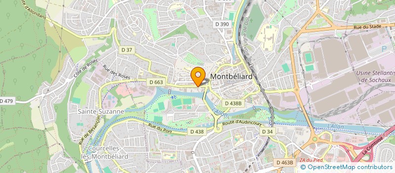 localisation de l'entreprise MONSIEUR ERIC BARRE à MONTBELIARD