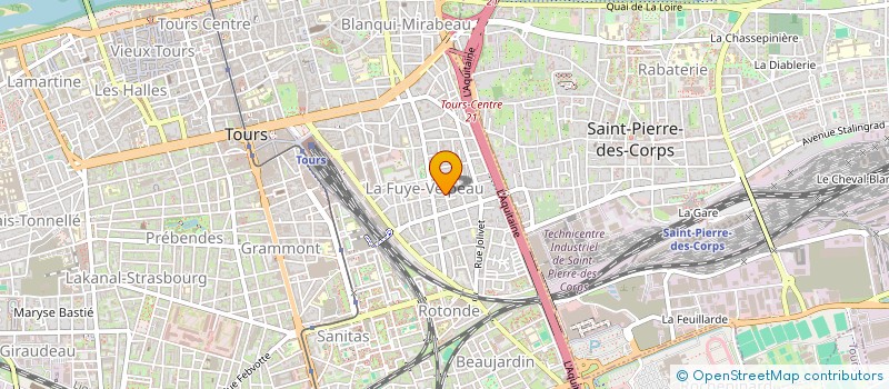 localisation de l'entreprise MONSIEUR ERIC BARREAULT  TOURS