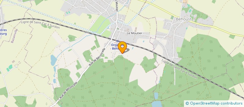 localisation de l'entreprise MONSIEUR ERIC BARRET  ORGERUS