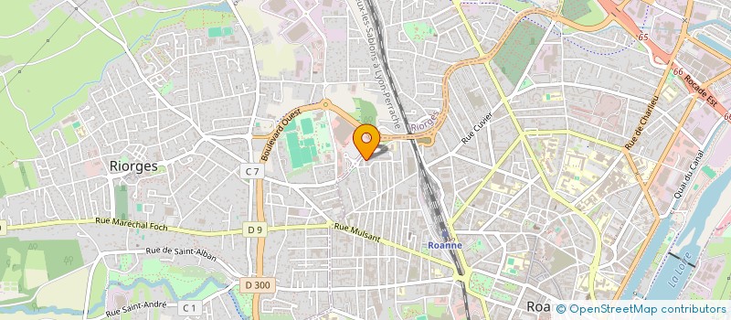 localisation de l'entreprise MONSIEUR ERIC BARRET à ROANNE