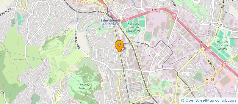 localisation de l'entreprise MONSIEUR ERIC BARRIER  SAINT-ETIENNE