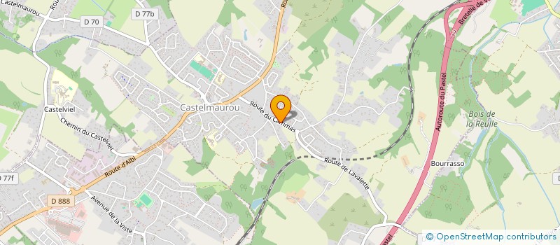 localisation de l'entreprise MONSIEUR ERIC BARRIERE  CASTELMAUROU