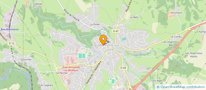 localisation de l'entreprise MONSIEUR ERIC BARRIERE à MONISTROL-SUR-LOIRE