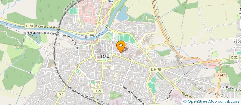 localisation de l'entreprise MONSIEUR ERIC BARROUILLET à DAX